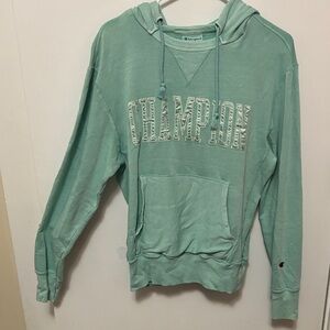 Champion Women's Mint Green Pullover Hoodie